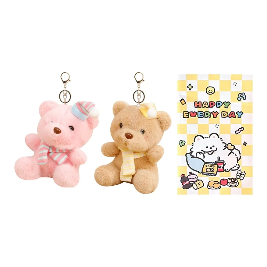 Happy Fish Креативный Панда Сон Шарф Кап Кукла Плюшевая Подвеска 12 см Рекомендуемая Высота