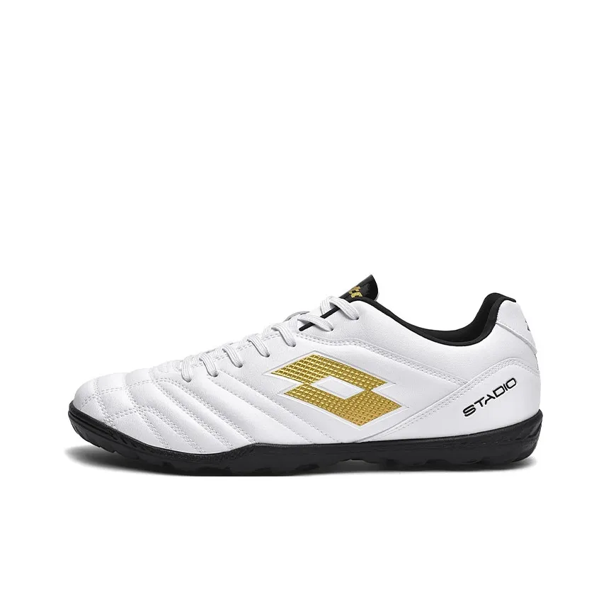 LOTTO TF Turf Coverage Abrasion Resistant Lightweight Soccer Shoes Men's White