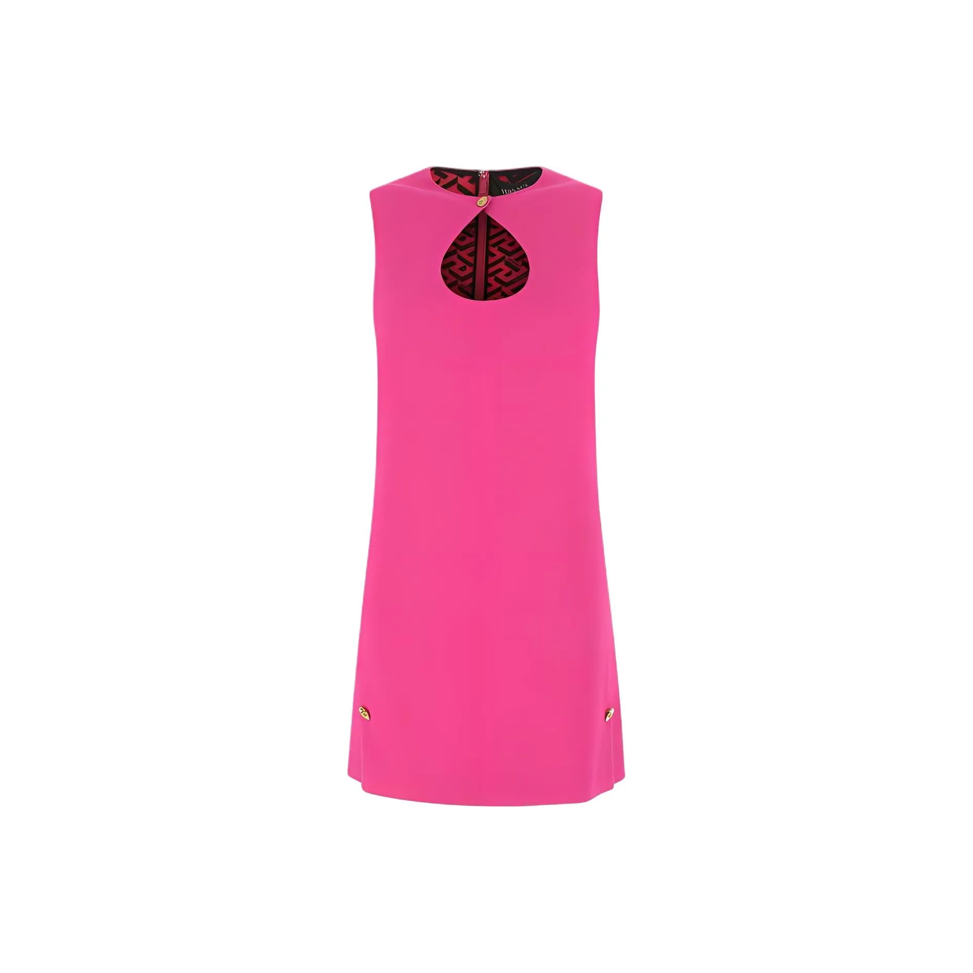 VERSACE Cut Out Sleeveless Dress
