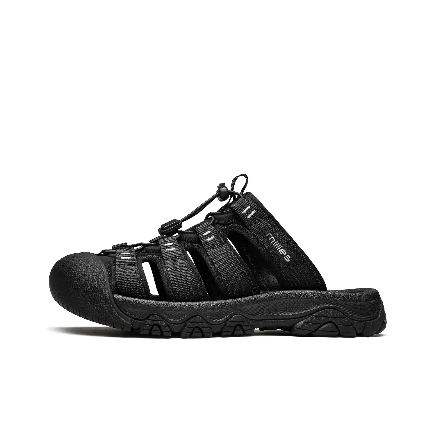 MILLIE'S Шов Cut Out Устойчивые к истиранию Домашние тапочки Мужские Черные Серые