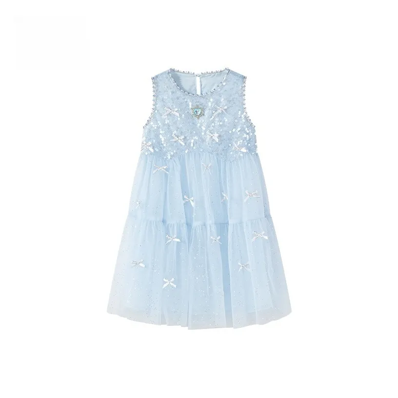 Disney Платье Frozen Collection SS25 Синий для детей 3-7 лет