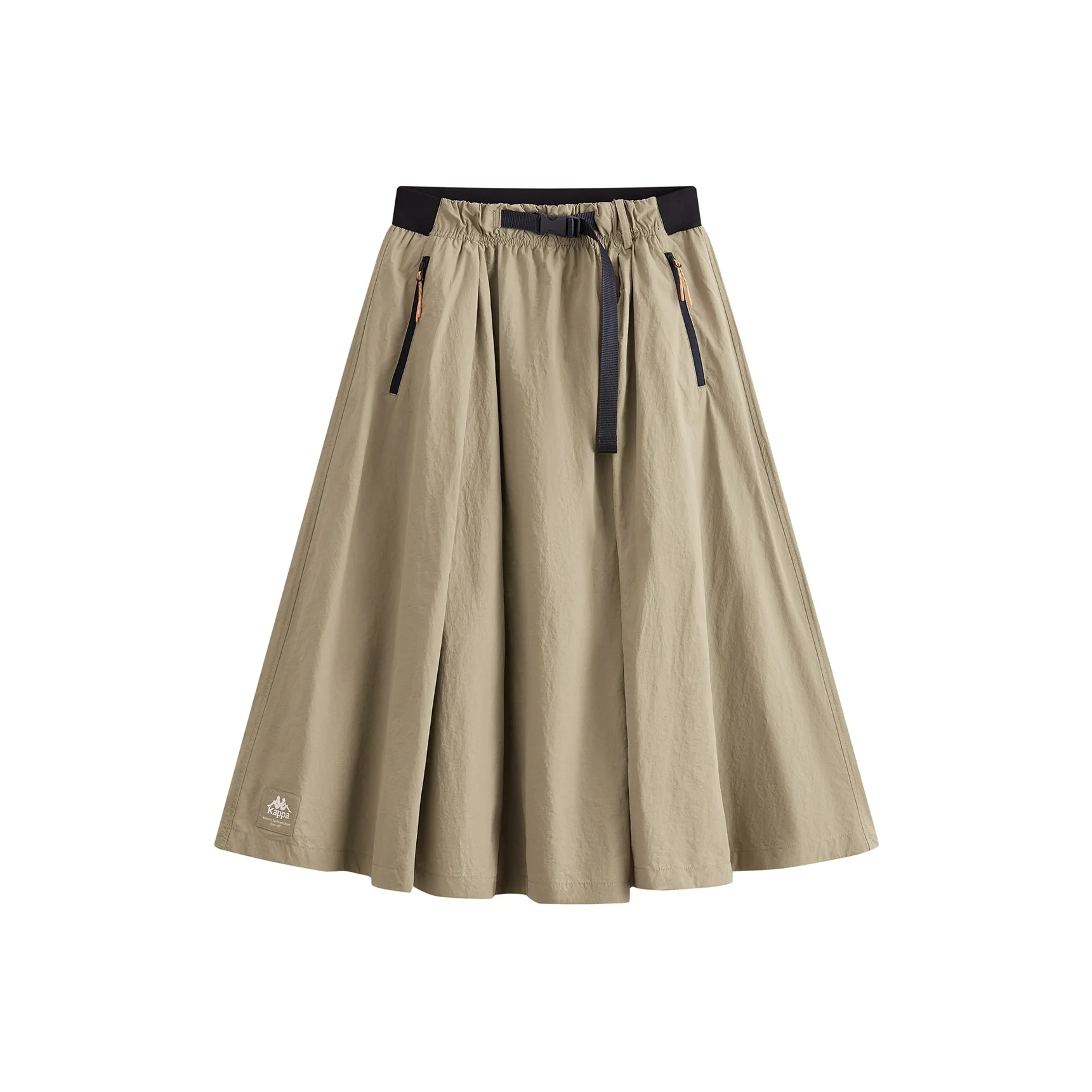 KAPPA PLAYER Повседневный Длинный Юбка Женская Серебряный Шалфейно-зеленый