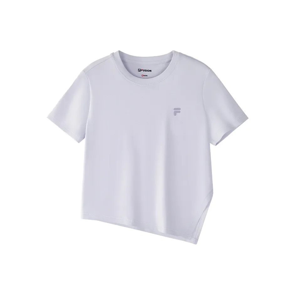 FILA FUSION T-Shirt Женская Призрак Фиолетовый ПУ (полиуретан)