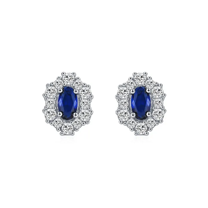 CARAT'S DIARY S925 Silver Stud Earrings Unisex