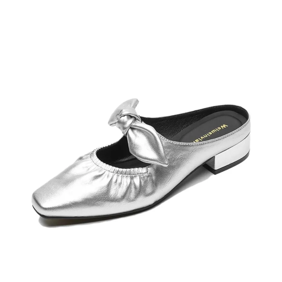 City Camel Rubber Sole Slip Resistant Closed Toe Slippers Women's