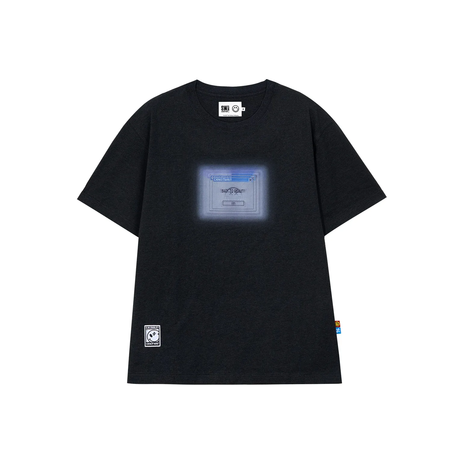 CANOTWAIT_ x Smiley T Рубашка Унисекс