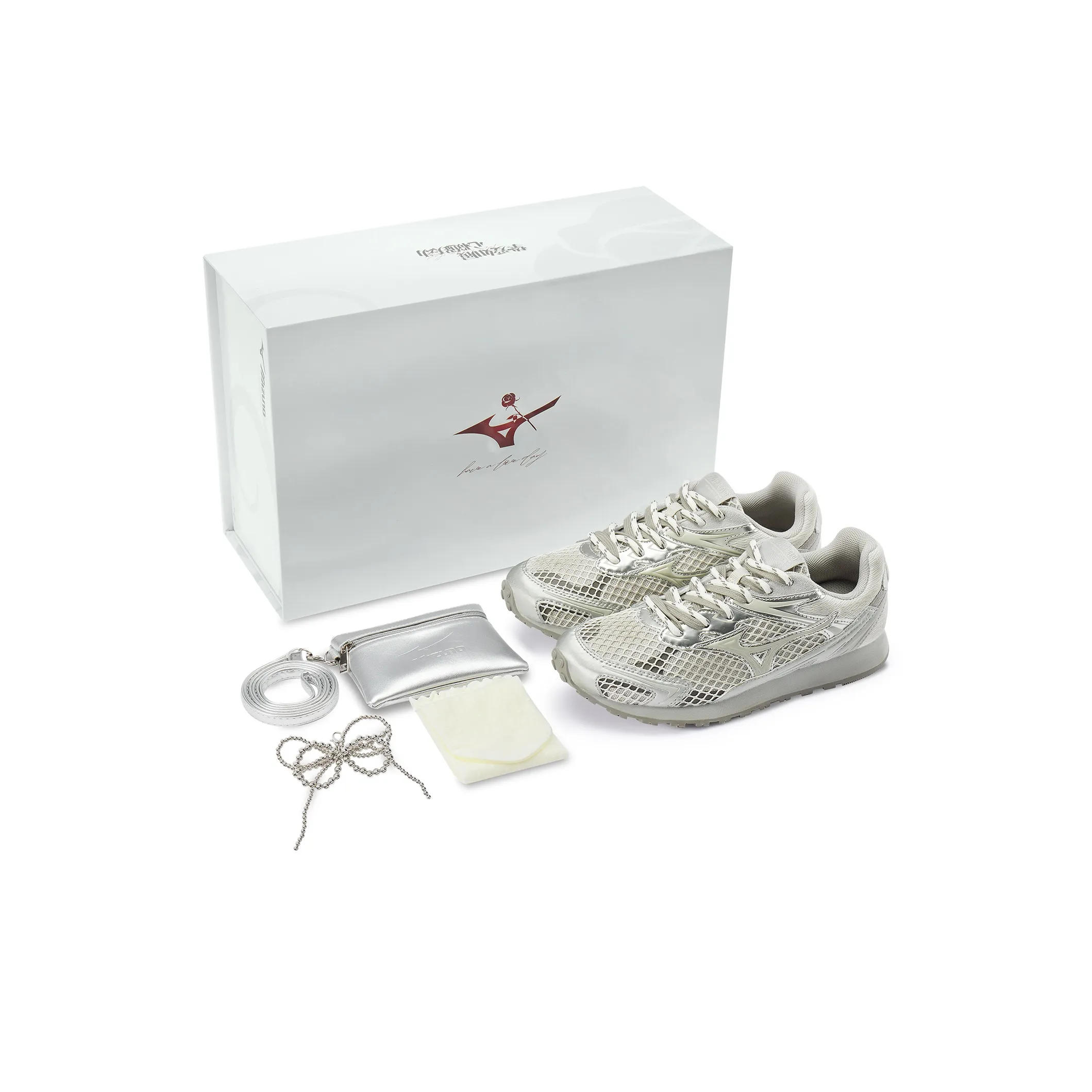 Mizuno LG 60S Низкий Топ Casual Унисекс Waffle Gold