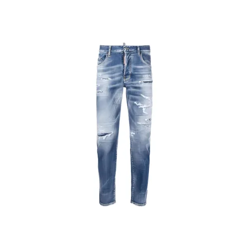 DSQUARED 2 Мужские джинсы синие