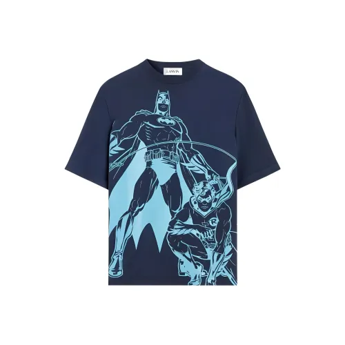 Lanvin Бэтмен Фиолетовый Мужские Рубашки
