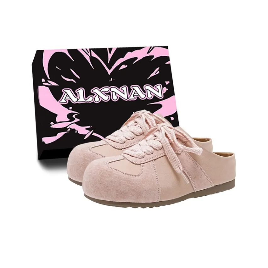 ALXNAN Антизапахивающие домашние тапочки для женщин коробка