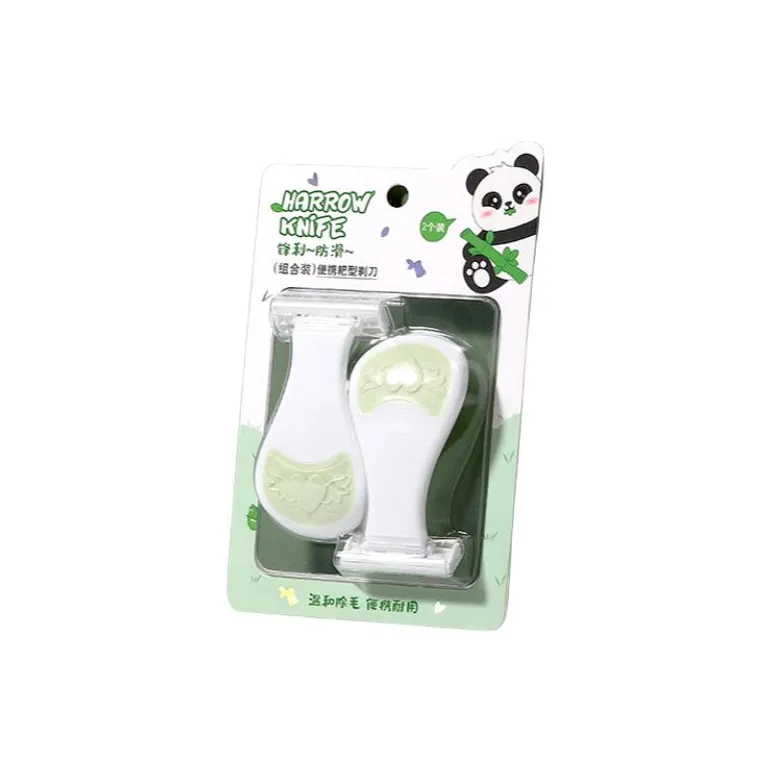 LMLTOP Инструмент для удаления волос подмышек щетка ножницы 2 штуки