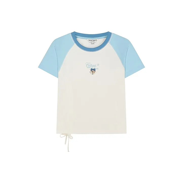 Teenie Weenie Светло-синие Женские Футболки