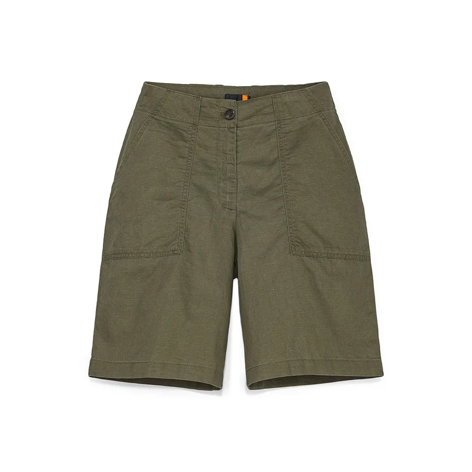 Timberland Повседневные шорты Женские Армейский зеленый