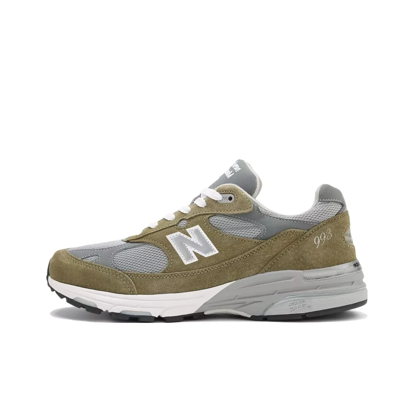 New Balance NB 993 Устойчивый к истиранию Низкий Топ Повседневная Беговая Обувь Унисекс Серый Зеленый