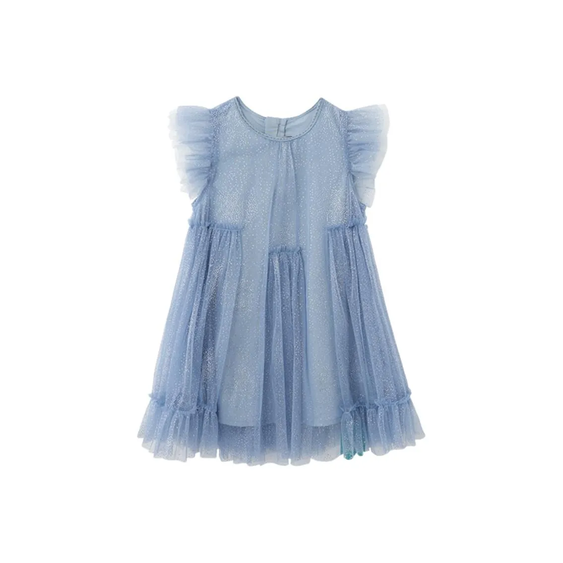 Mami Macca Платье Синий Children Возраст 3-7 лет