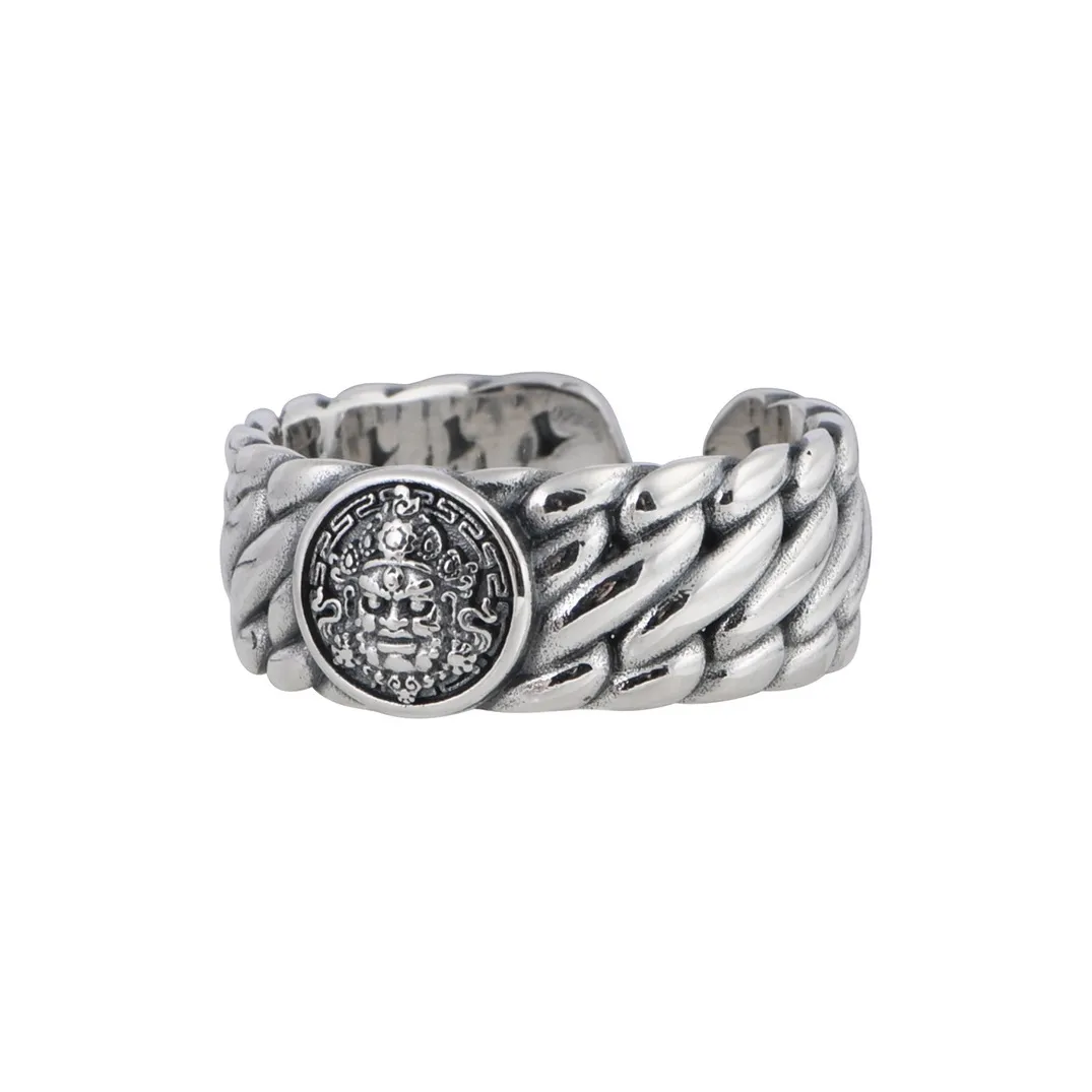 JINLUWANG S925 Silver Rings Men's