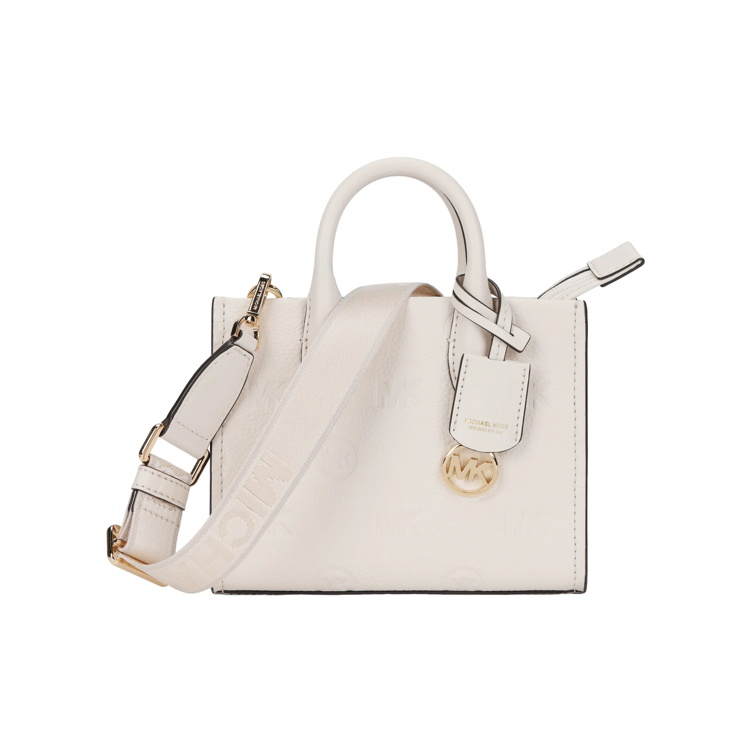 MICHAEL KORS Mirella Коровья кожа Сумка через плечо Стандартная Женская Молочно-белая