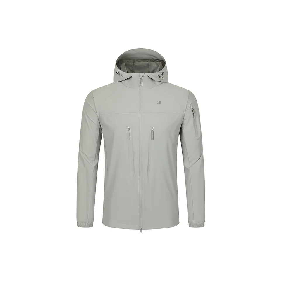 LECAGE UV Protection Sun Protection Clothing Unisex Light Gray