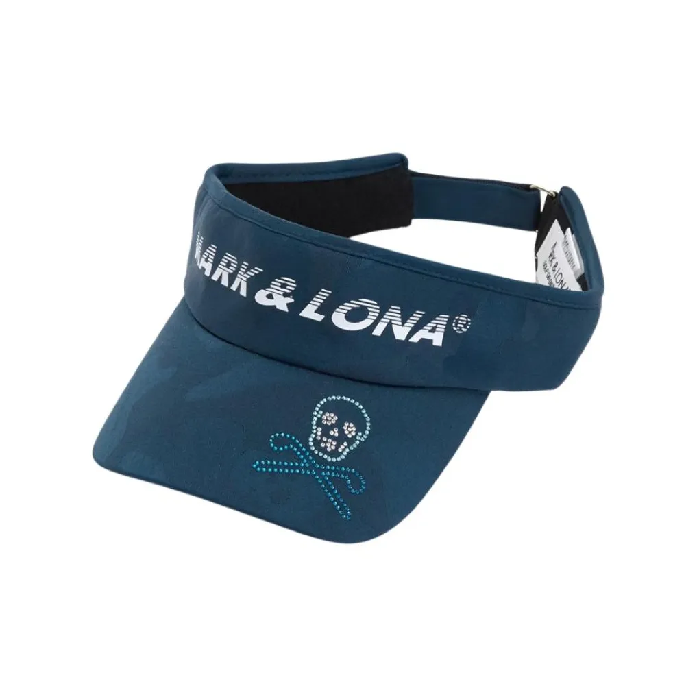 MARK & LONA Polyester, Cotton, Elastane Sun Protection Hats Unisex Blue