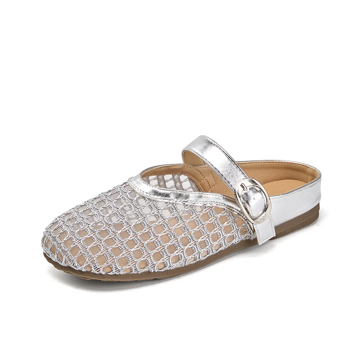 La Chapelle Устойчивые к истиранию противоскользящие домашние тапочки Women's Silver