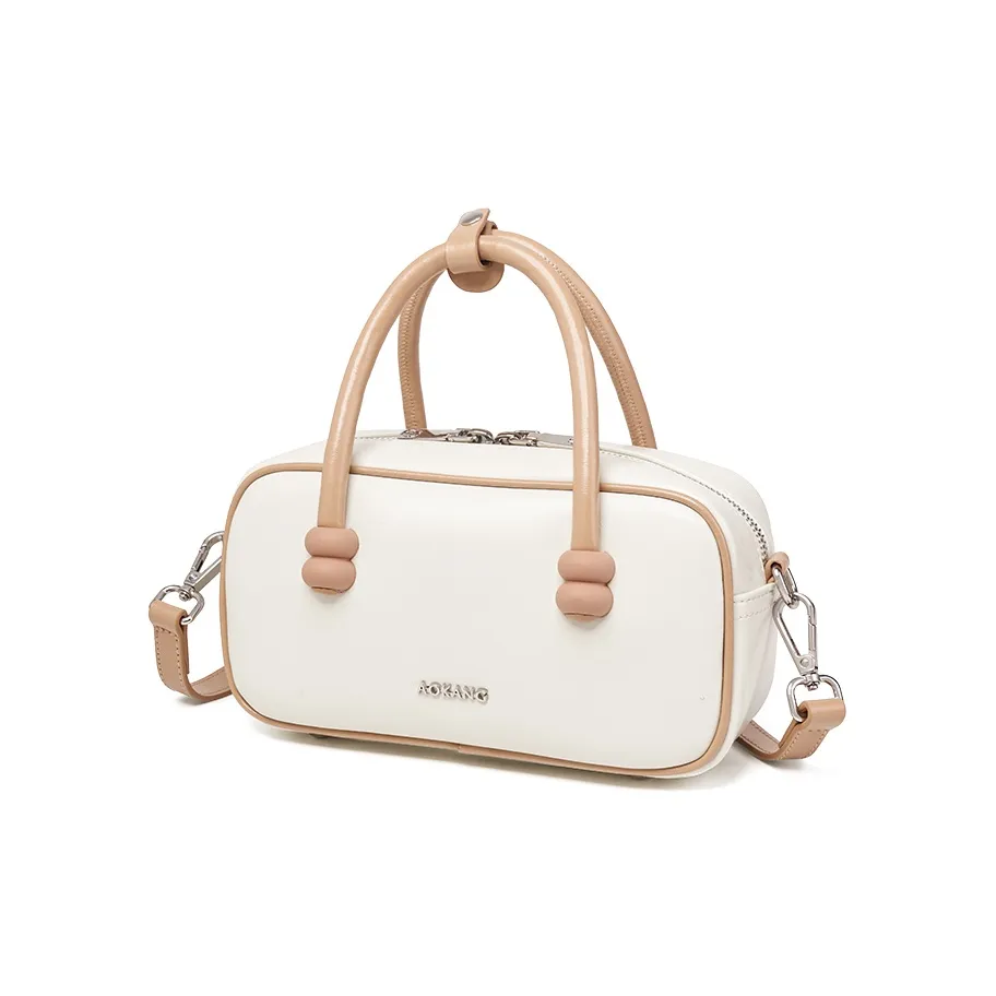 AOKANG Коровья кожа Bowling Bag Одно плечо Подмышечный Через плечо Сумка Обычный Женский Многоцветный