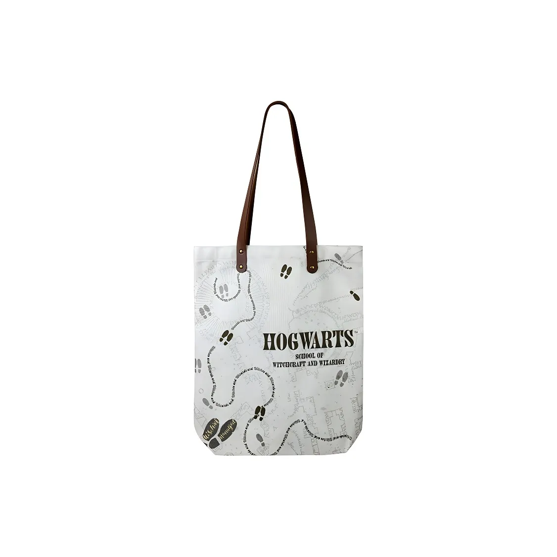HARRY POTTER Canvas Bag, Tote Bag, Shoulder Bag Unisex White
