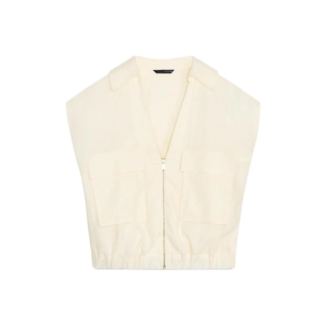 ZARA Vests Women's White