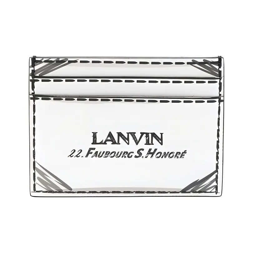 Lanvin Кожа Кошелек Женские Черный Белый
