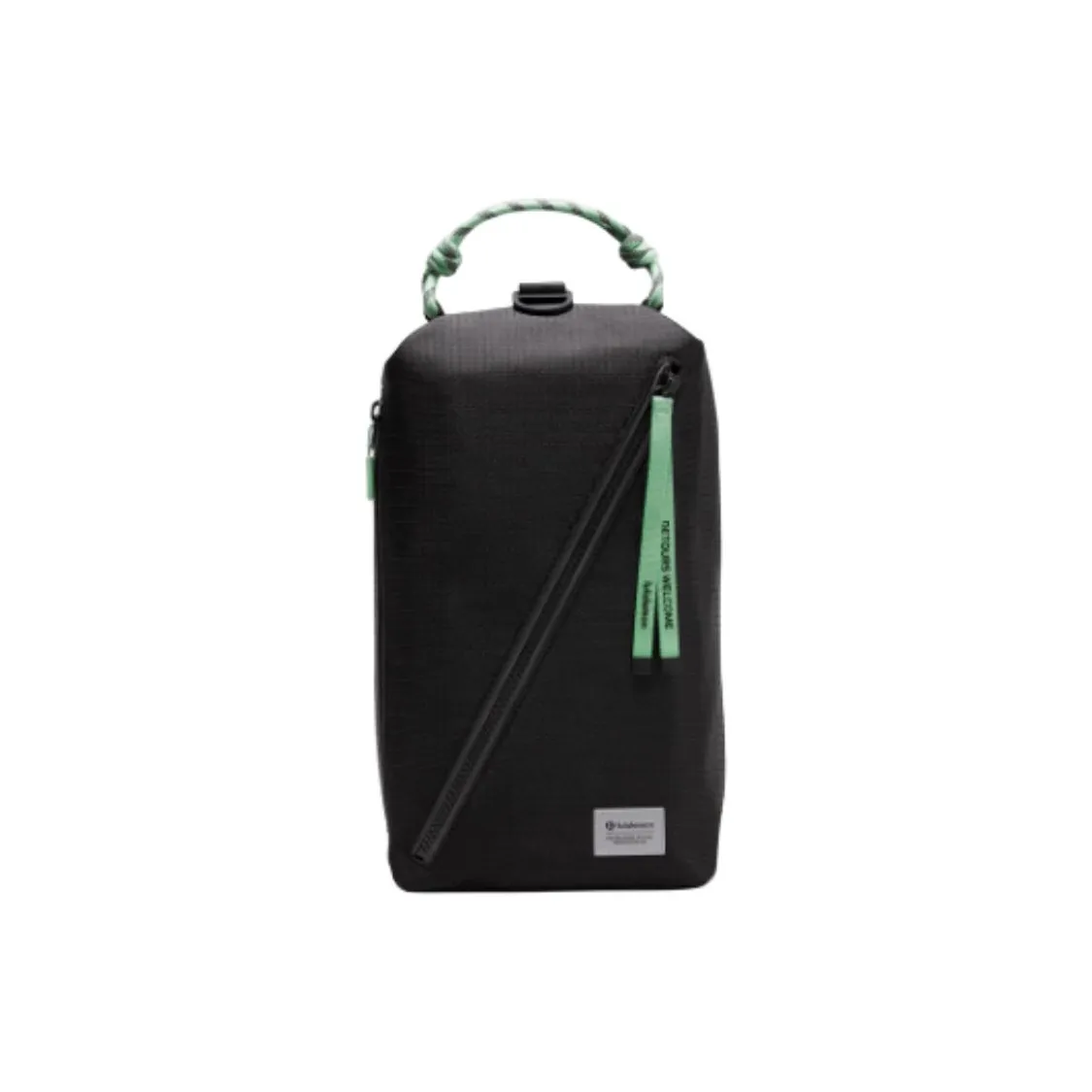 Lululemon Color Block One Shoulder Crossbody Backpack Women's Black