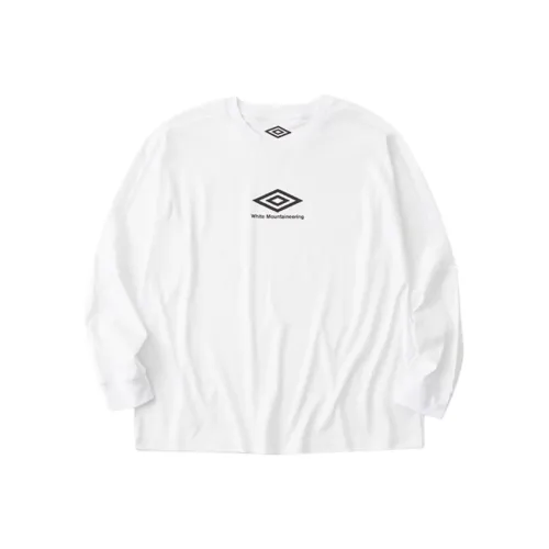 White Mountaineering Белая Унисекс Футболка