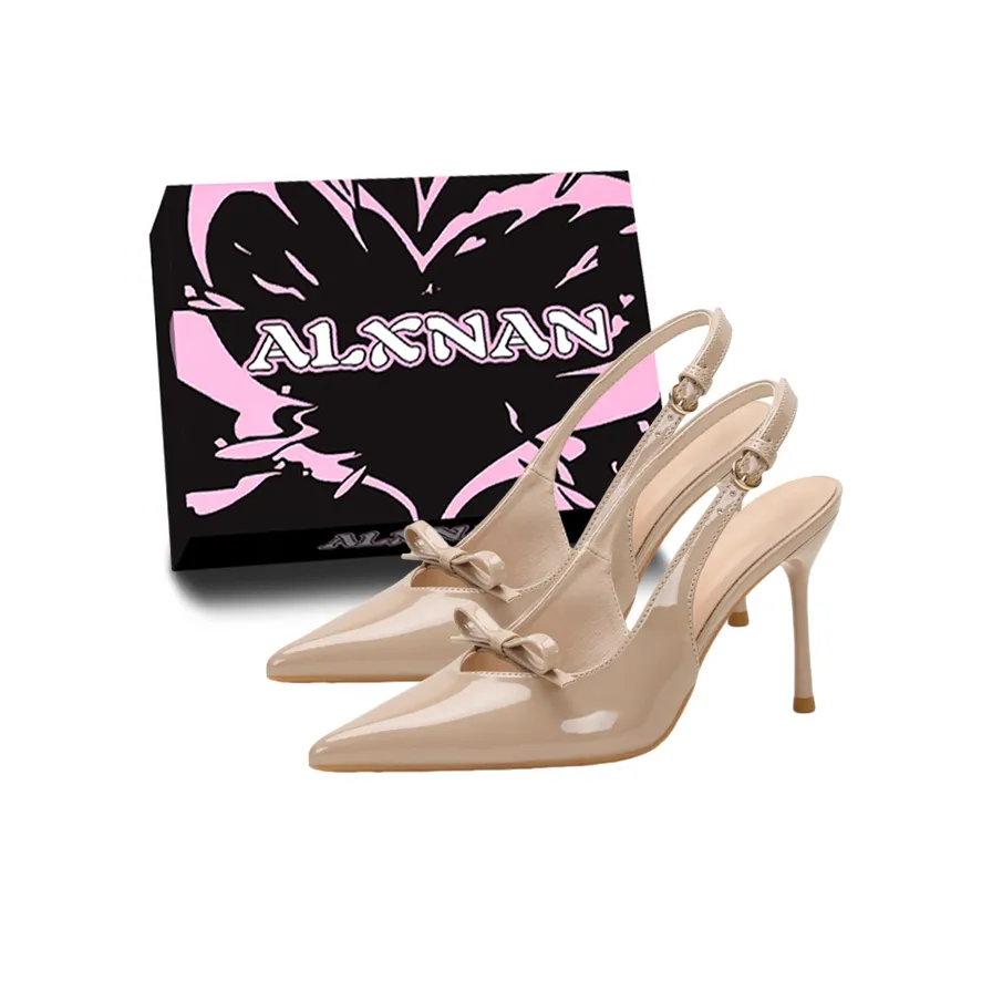ALXNAN Узкий каблук Высокие каблуки Женские Nude