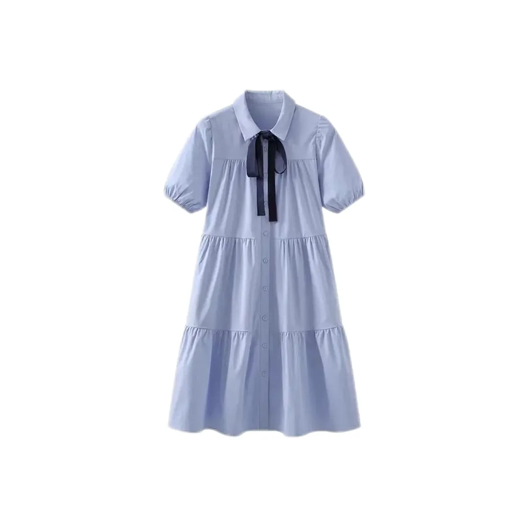 ABBY GODDESS Короткое платье с короткими рукавами женское