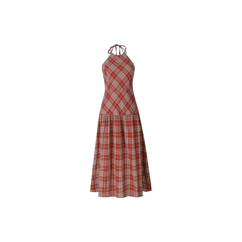 DOSOHEB Slip Dresses Women's Red