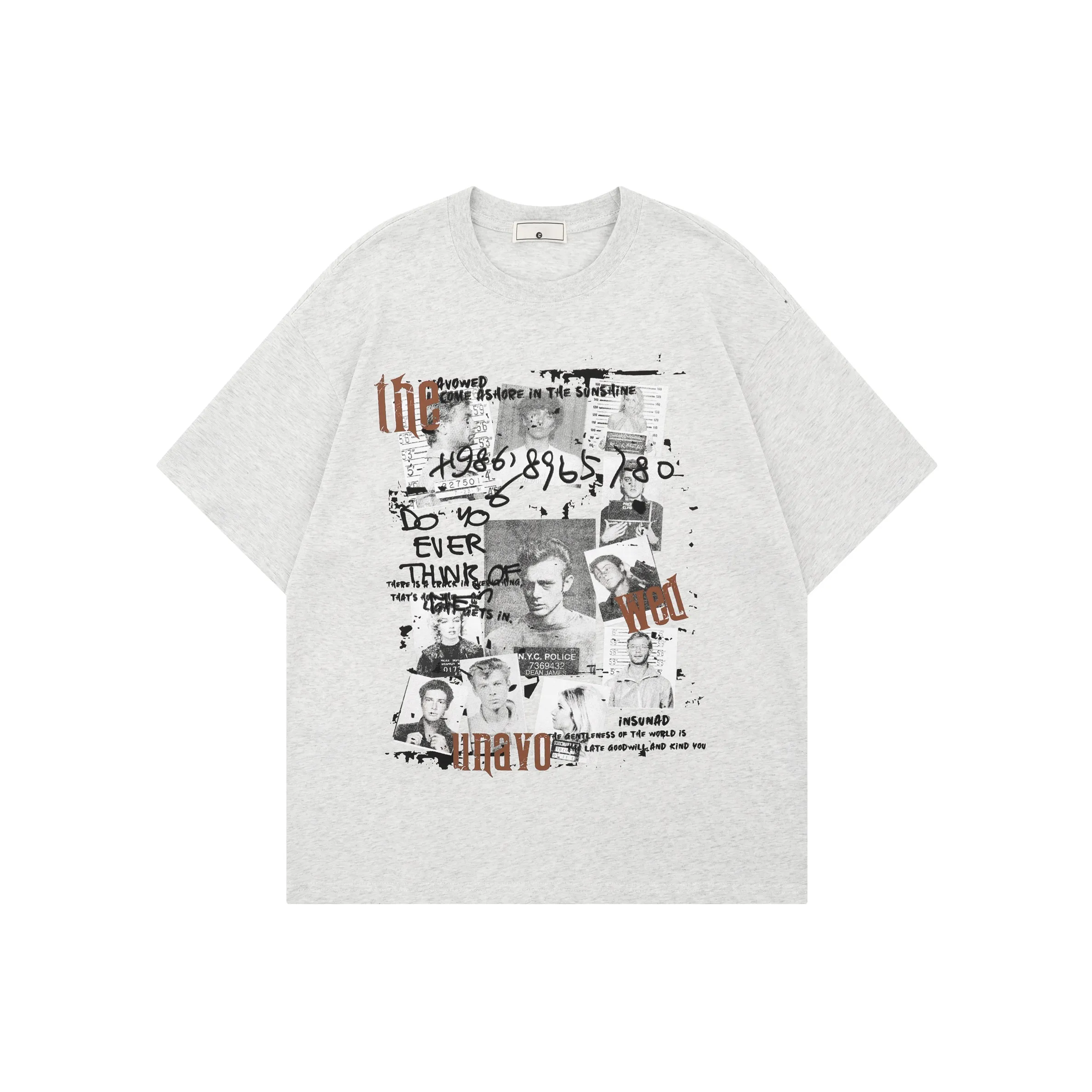 BEAR UNION Серый Женские T-рубашки