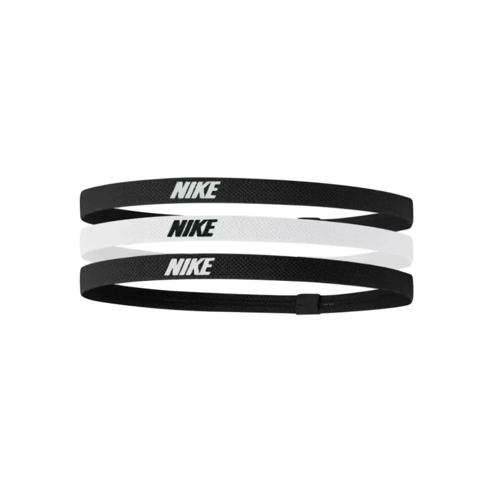 Nike Polyester, Rubber, Silicone Hair Bands Unisex Black White
