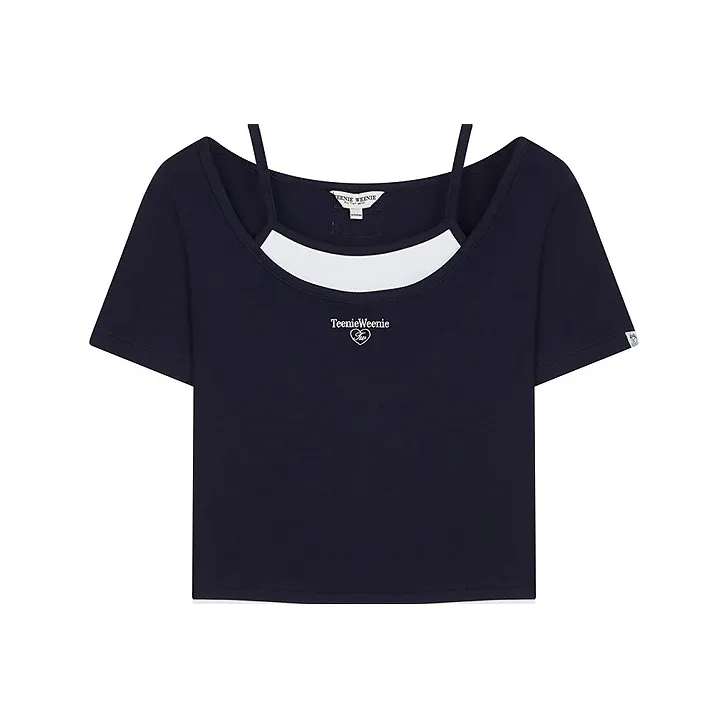 Teenie Weenie T Shirts Women's Navy Blue