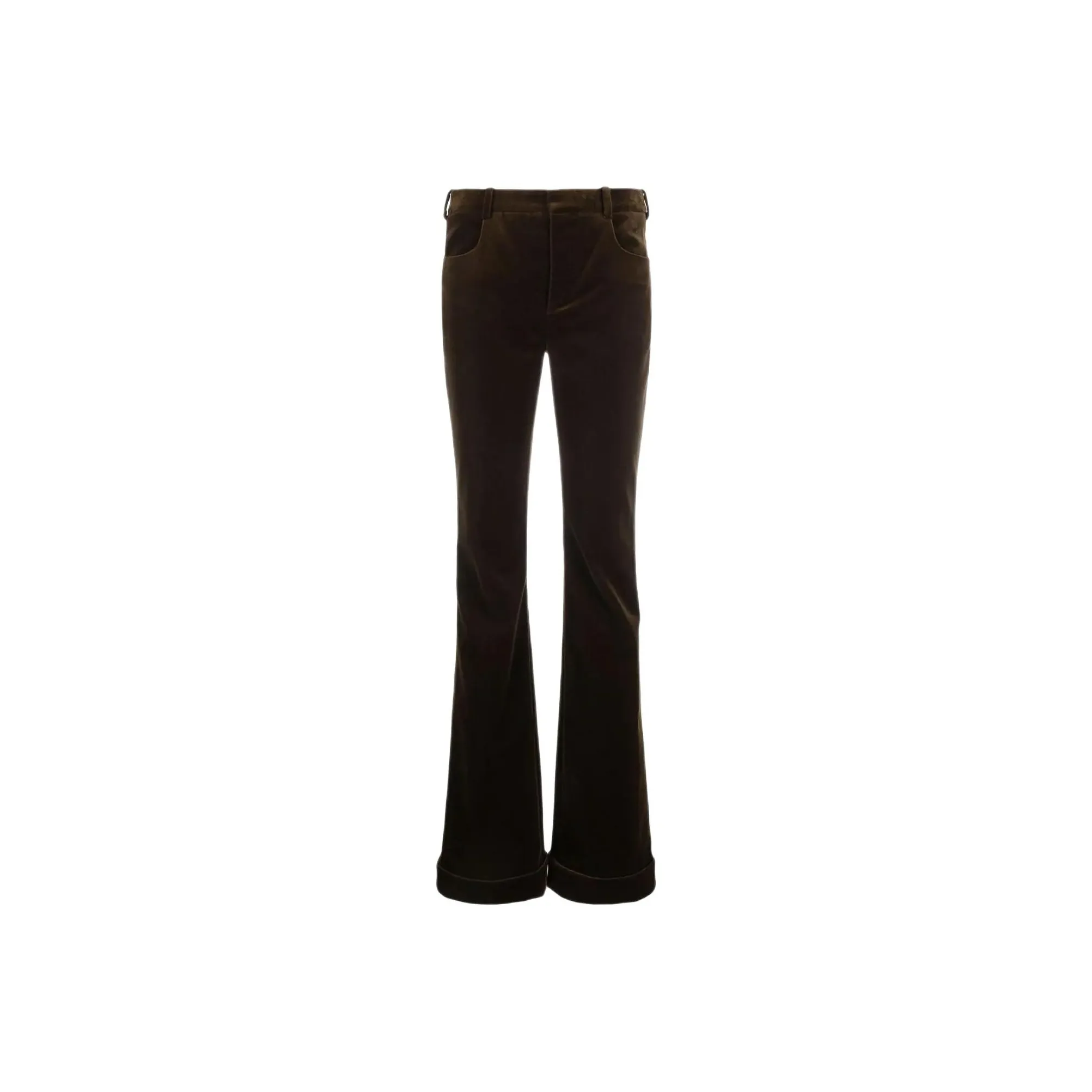 SAINT LAURENT Flared Velvet Trousers