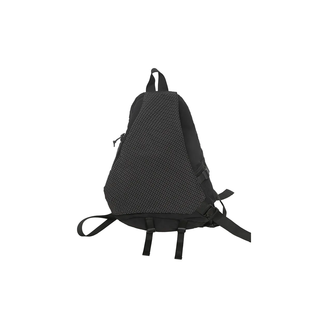 AIBAG Nylon Crossbody Bag, Sling Bag Unisex Black/Purple/Yellow/Beige/Brown