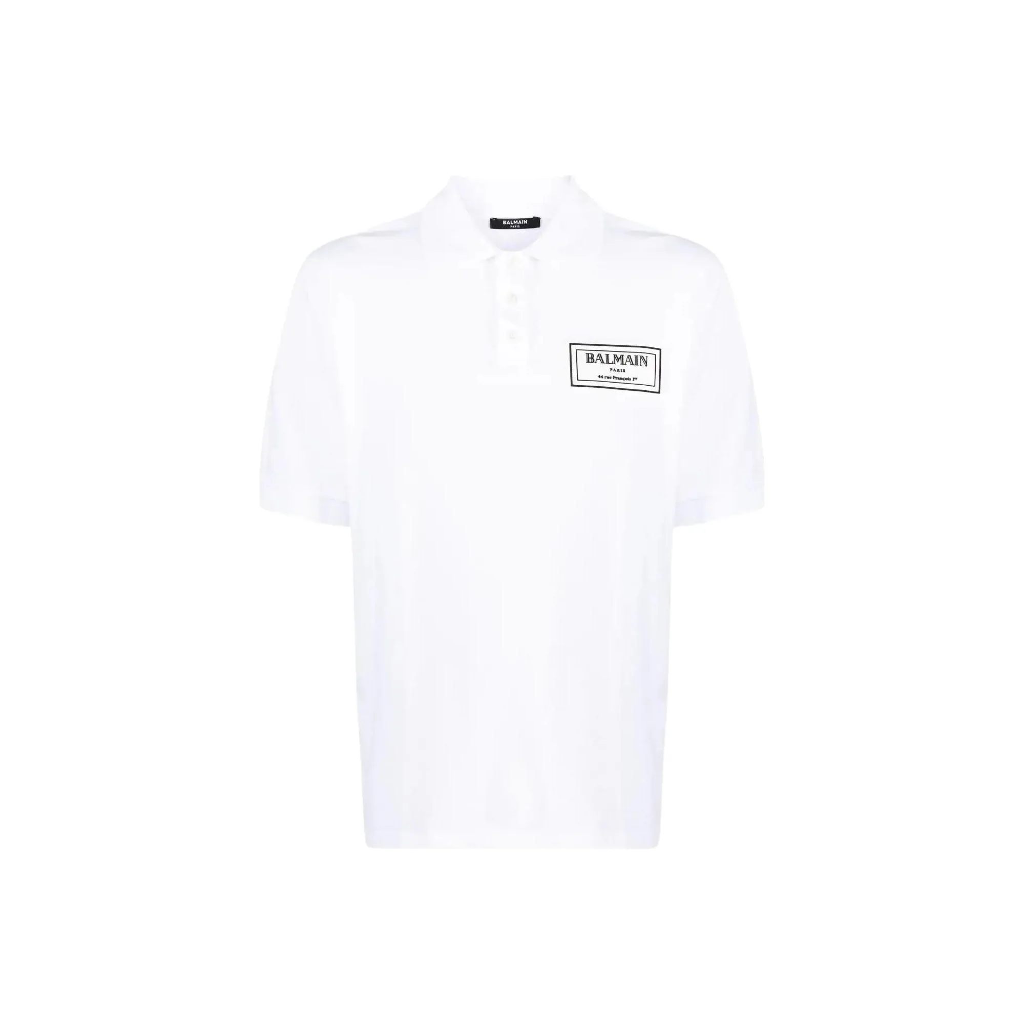 BALMAIN Polo Shirts Men's White