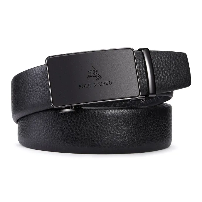POLOMEISDO Деловой повседневный стиль Лицевая коровья кожа Ремень Premium Luxury Бренд Ремень Для мужа Мужской Ширина 3,5 см