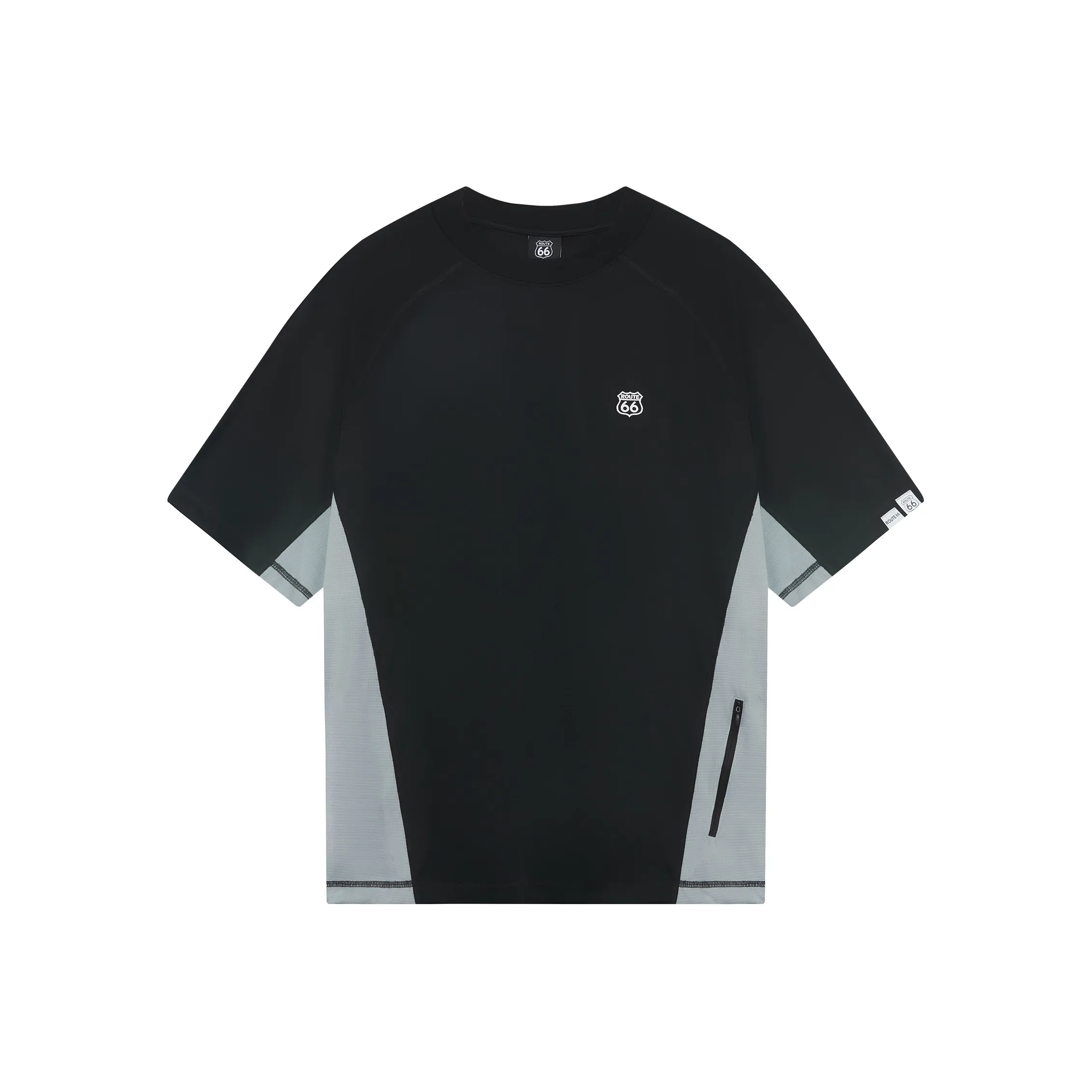 66/ROUTE 66 T Shirts Unisex Black Blue