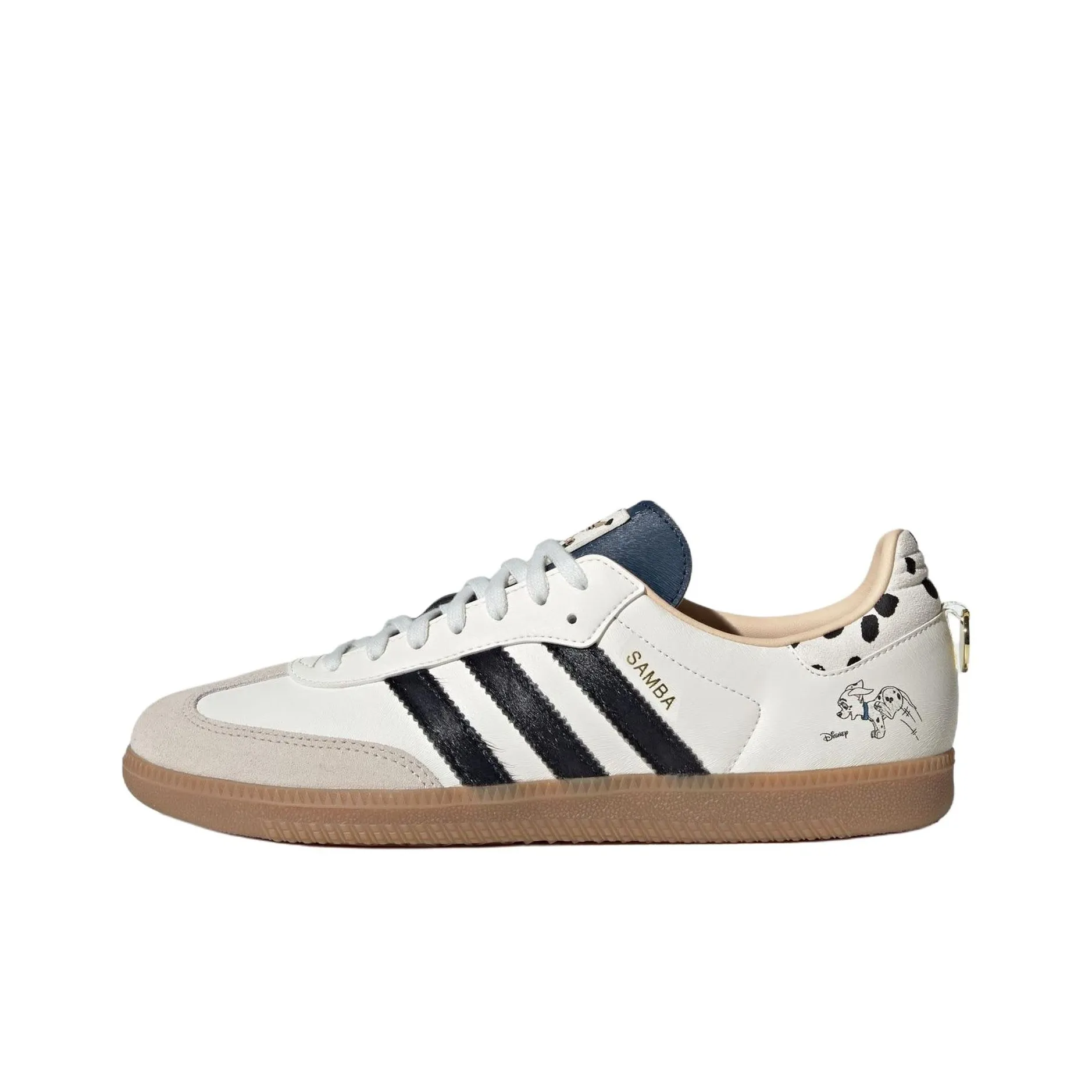 Disney'S 101 Далматинов x Adidas Originals Samba Устойчивые к истиранию Низкие Кроссовки для скейтбординга Мужские Белые