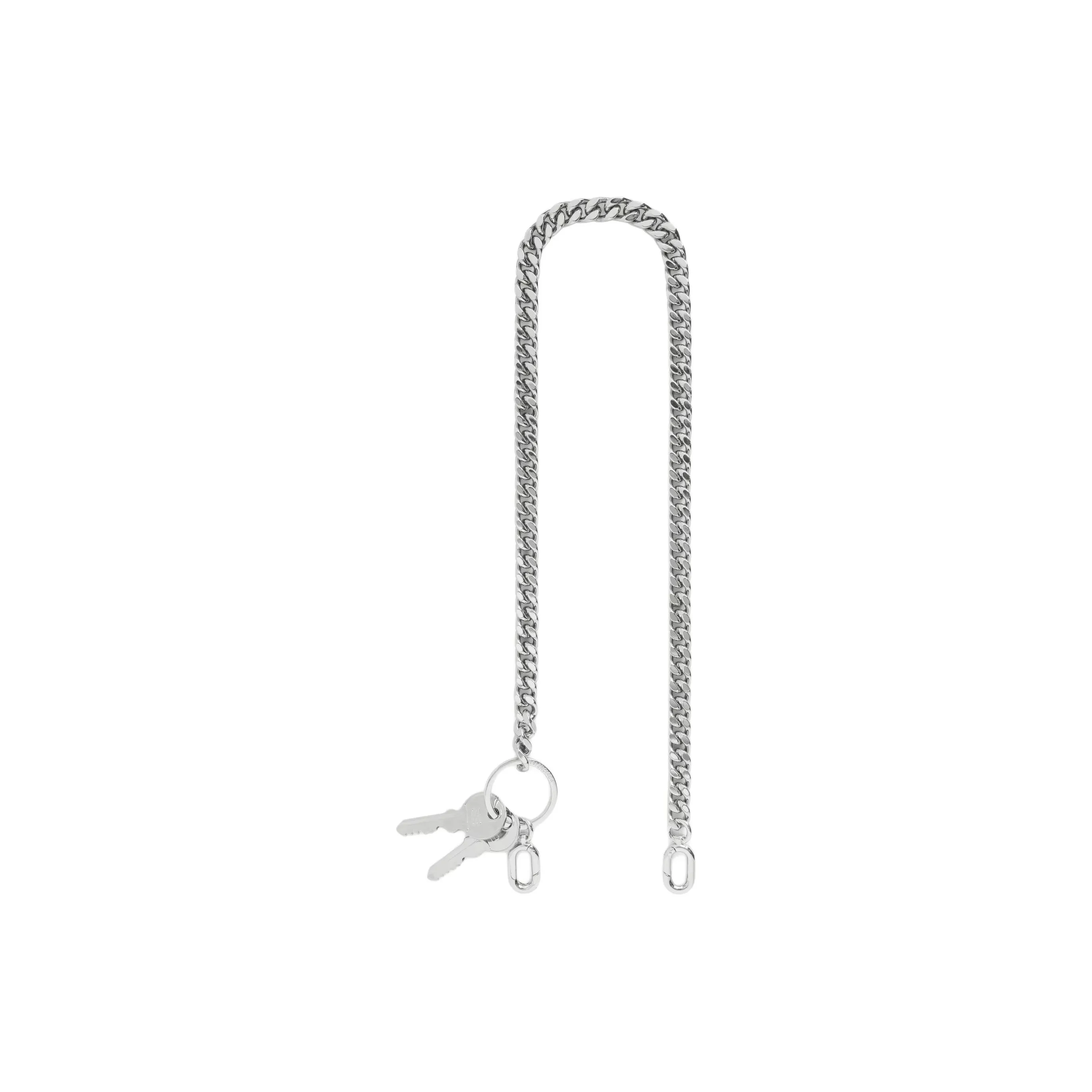 Balenciaga Brass Chain Strap Bag Women's Silver