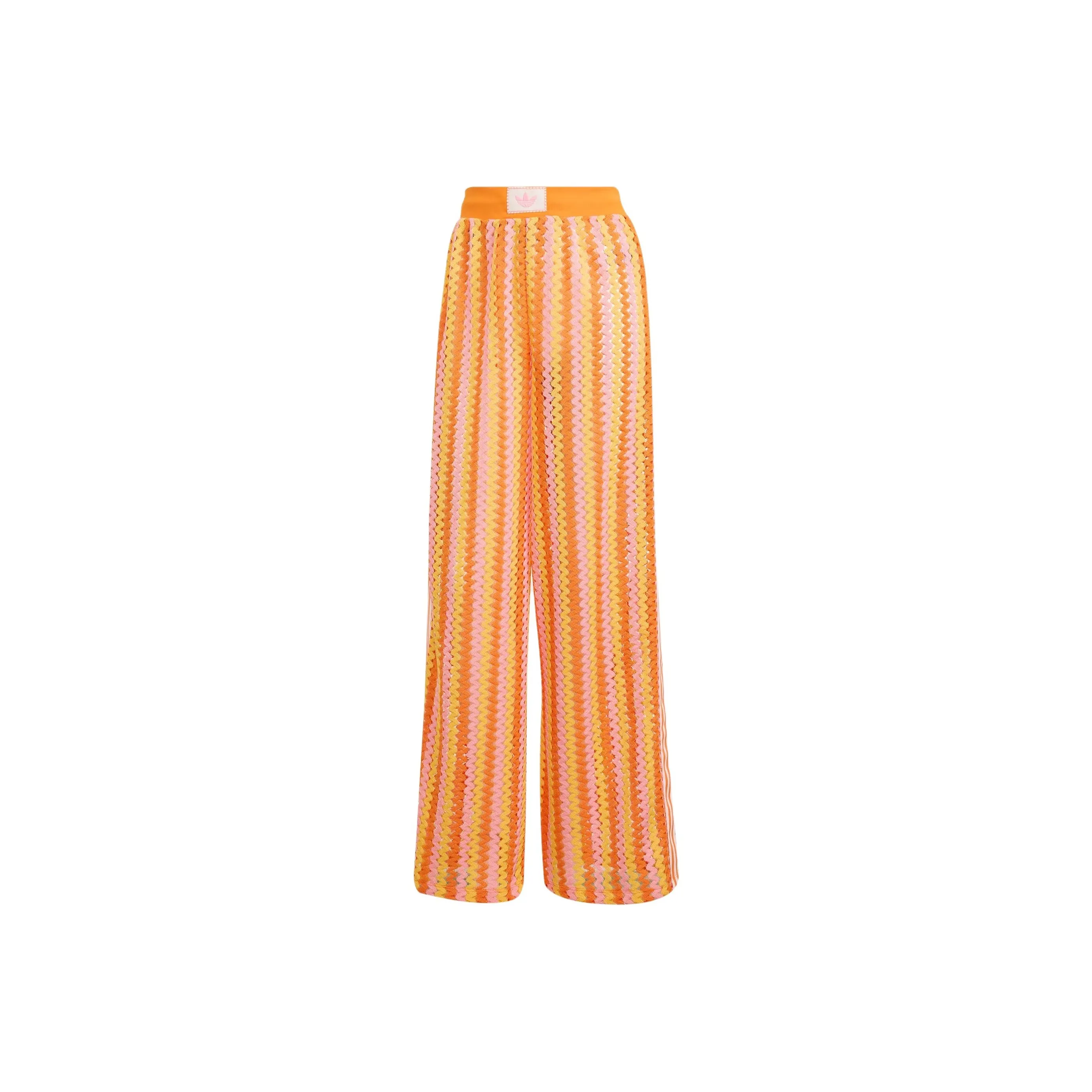Adidas Summer Glow Firebird Track Tracksuit Pants Semi Lucid Fuchsia/Hazy Orange/Semi Solar Orange