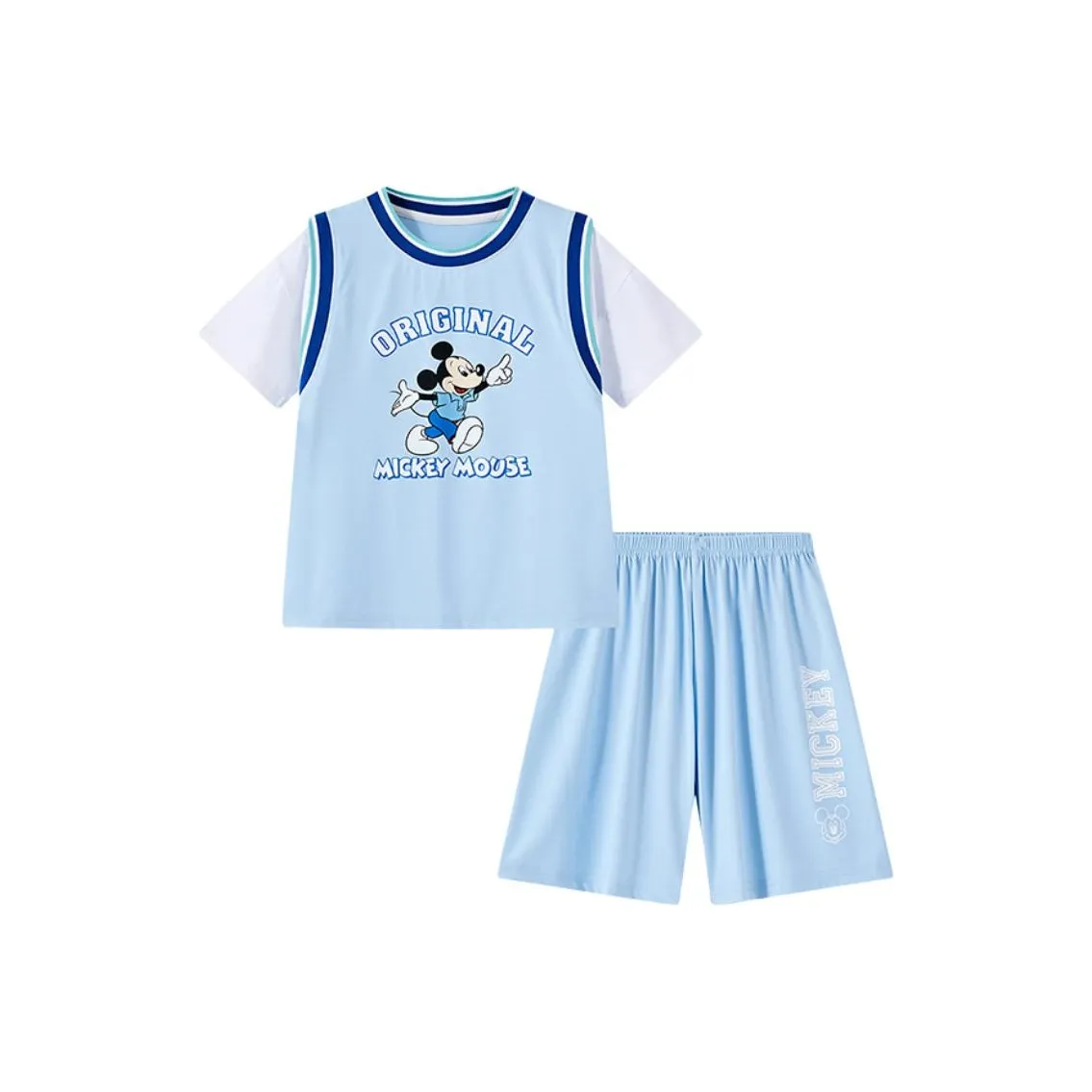 Disney Повседневная Спортивная Одежда Minnie Collection Mickey Collection SS25 2 Предметный Комплект Дети Возрастом 3-7 Лет