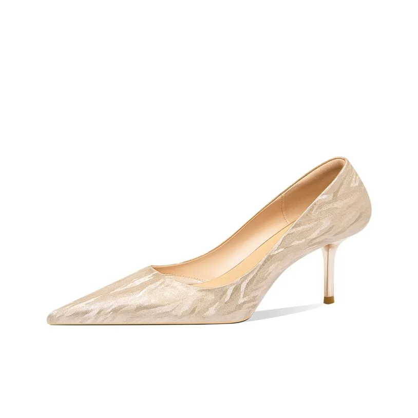 LOLY Принцесса Стиль Высокие Каблуки Женские Золото