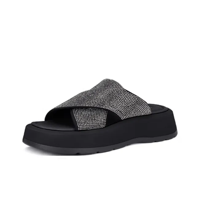 JESSICA SOPHIA ПУ (полиуретан) Полиуретан Резиновая пена Наружная подошва Стразы Противопахнущие Слипоны Женские