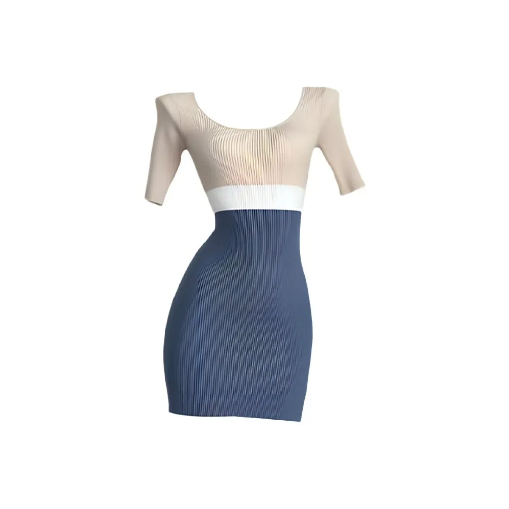 ONE PASS STUDIO Короткий рукав Платье Женское