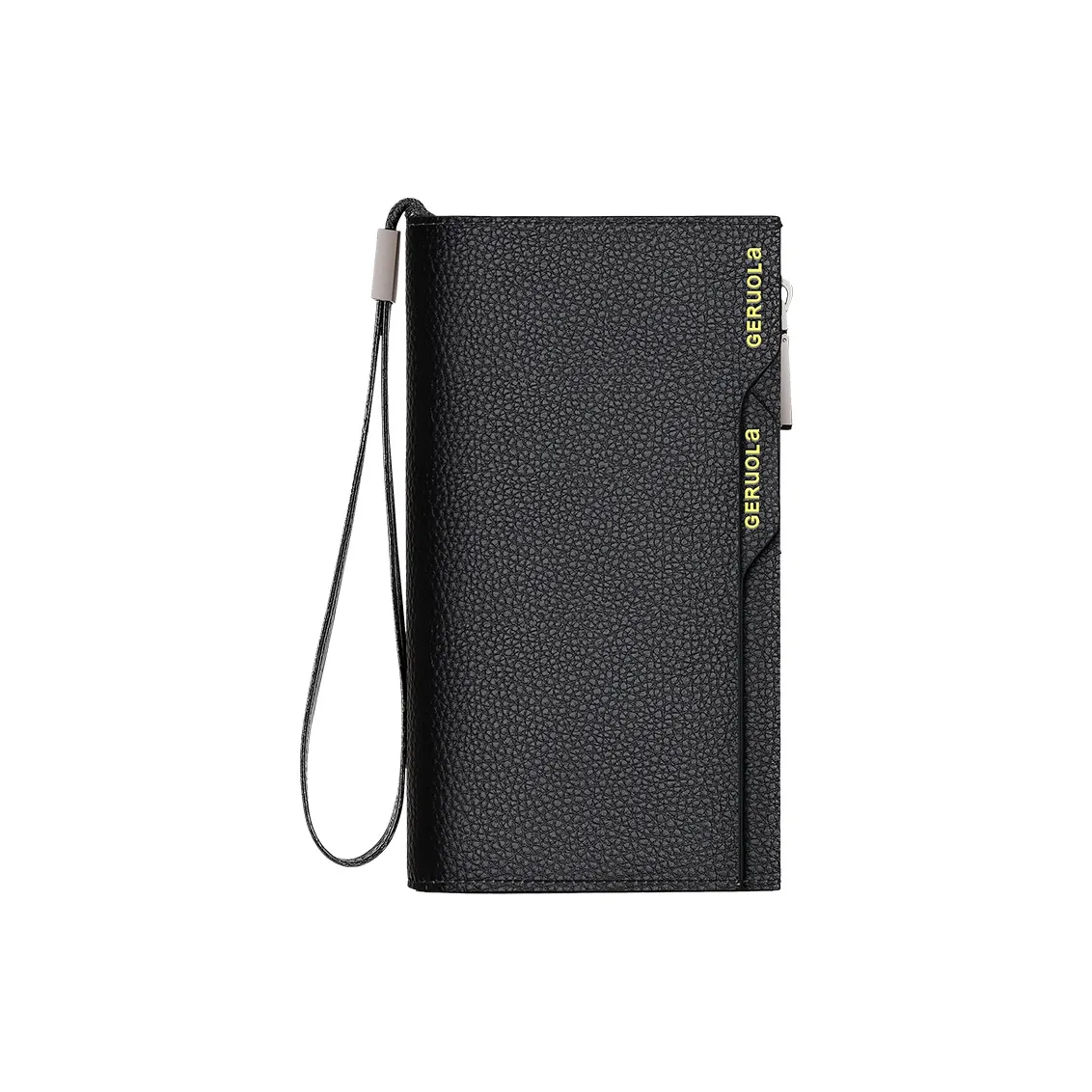 Gorora Бизнес Кошелек из крупнозернистой текстуры коровьей кожи стандартный мужской многоцветный