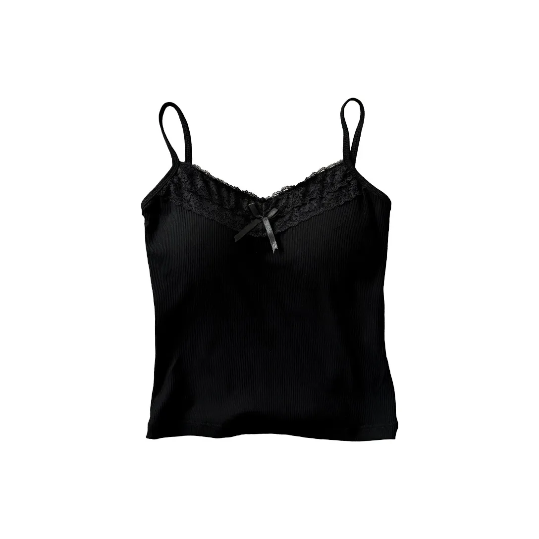 ЮЙЧЖАОЛИНЬ Черные Женские Камисоли